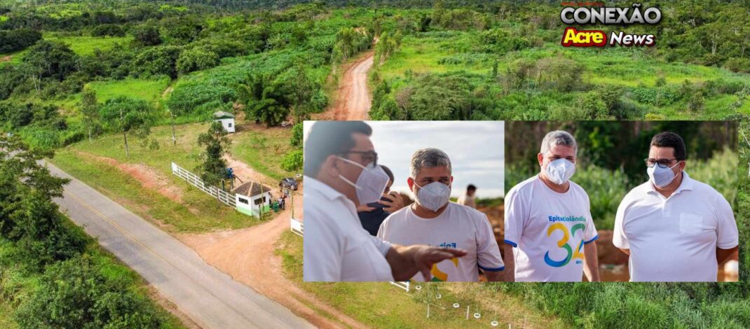 Prefeitos visitam o aterro sanitário de Brasiléia