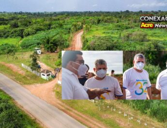 Prefeitos visitam o aterro sanitário de Brasiléia