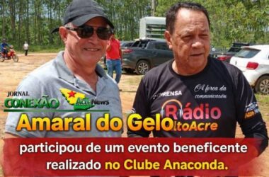 Vice-prefeito Amaral do Gelo participa de ação beneficente, reforça presença nas comunidades e confirma pré-candidatura