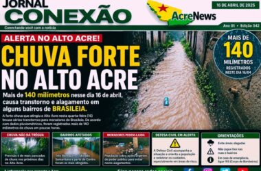 Chuvas Fortes no Alto Acre causa alagamentos em Brasiléia.