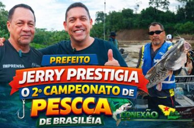 Prefeito JERRY CORREIA do Municipio de Assis Brasil marca presença no 2º Campeonato de Pesca e reforça integração no Alto Acre.