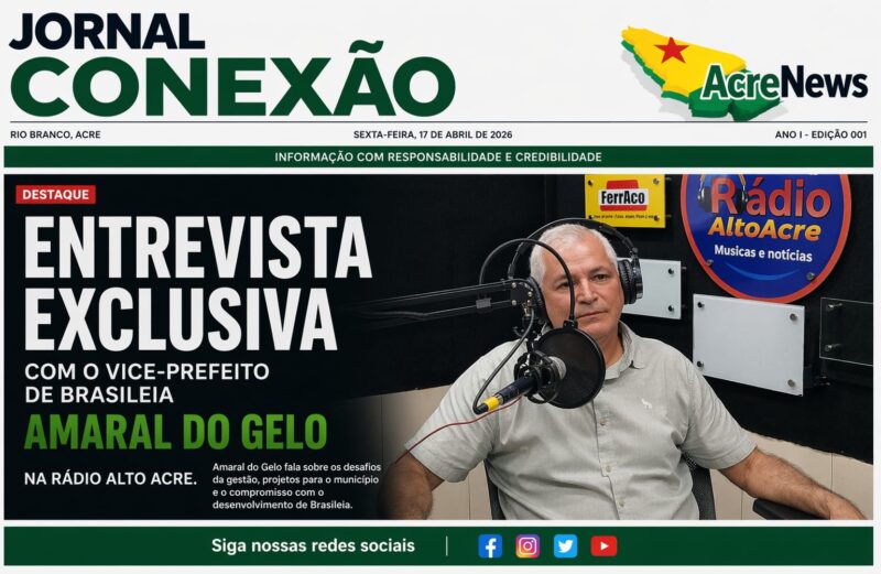 Vice-prefeito Amaral do Gelo destaca desafios e ações em Brasileia durante entrevista na Rádio Alto Acre