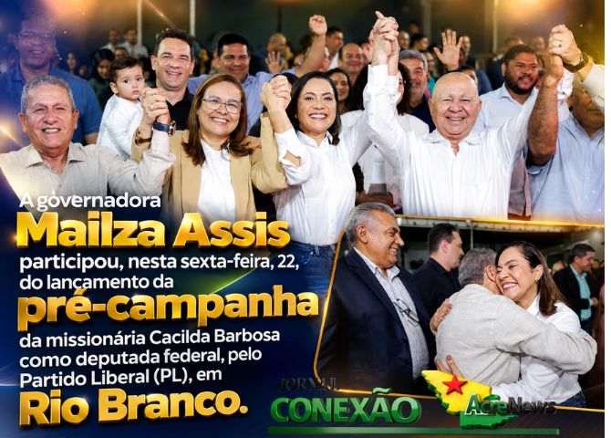 Mailza prestigia lançamento da pré-candidatura de Cacilda Barbosa à Câmara Federal