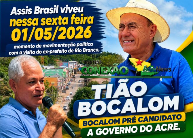 Bocalom e Amaral do Gelo visitam Assis Brasil, fortalecem diálogo com a população e destacam projetos para o Alto Acre